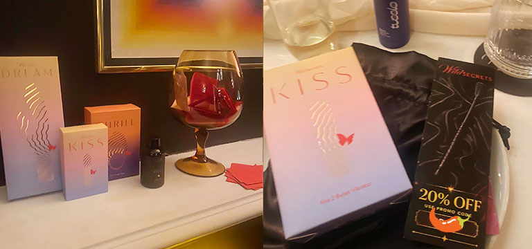 A selection of Wild Secrets products and toys that have been given to sexy book club attendees.